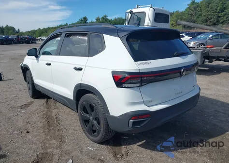 2025 Volkswagen Taos 1.5T Se Black из США, поврежденный, VIN 3VV2C7B21SM034716